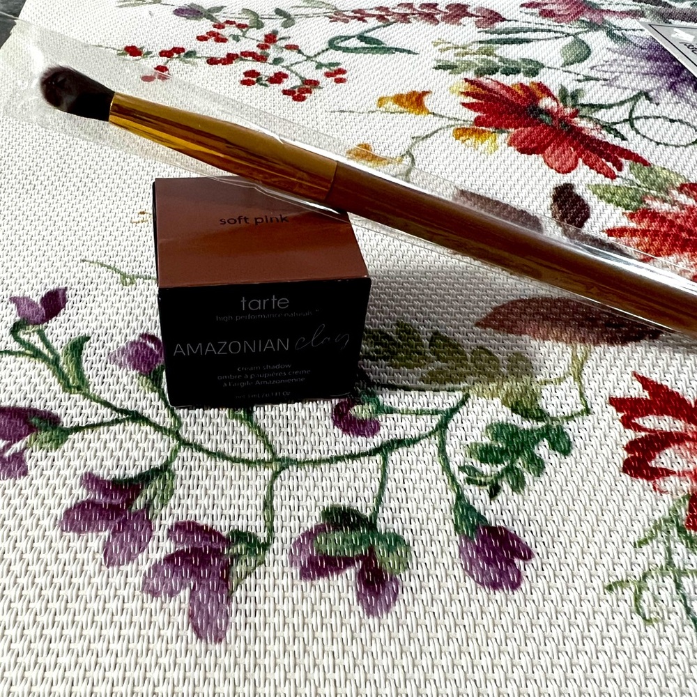 Eyeshadow and brush